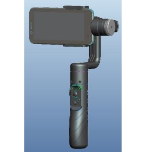 3-Axis DIY Bluetooth brezkrtačni ročni plastični gimbal za pametni telefon AFI V1